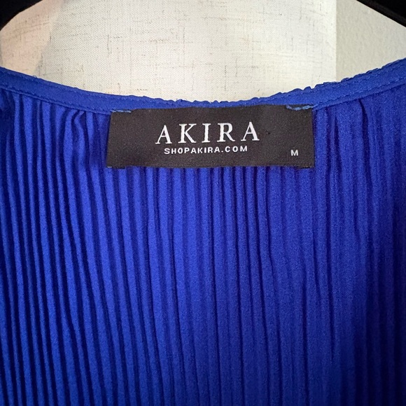 AKIRA Blue Blouse Top - Picture 3 of 5